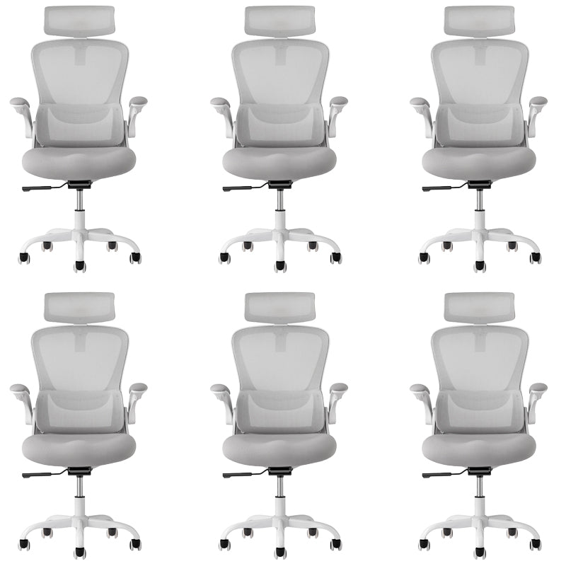 Modern Office Chair Removable Arms No Distressing Ergonomic Chair with Wheels