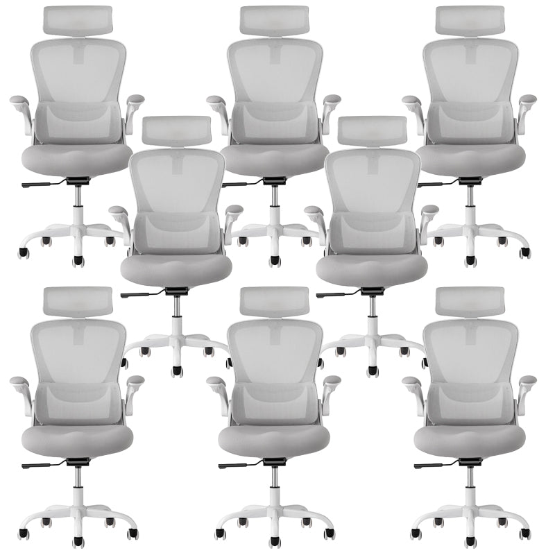 Modern Office Chair Removable Arms No Distressing Ergonomic Chair with Wheels