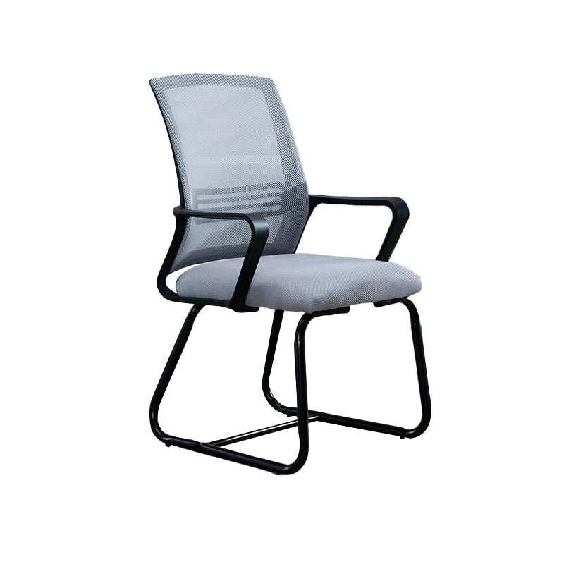 Modern Office Chair Fixed Arms No Distressing Desk Chair with Breathable Back