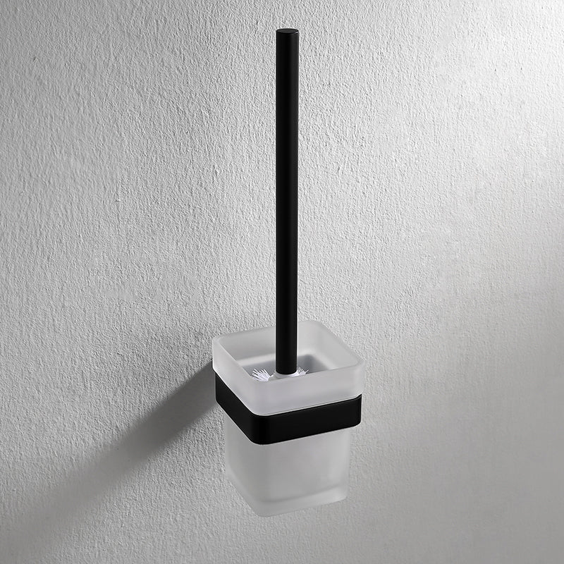 Contemporary Bathroom Accessory As Individual Or As a Set in Balck