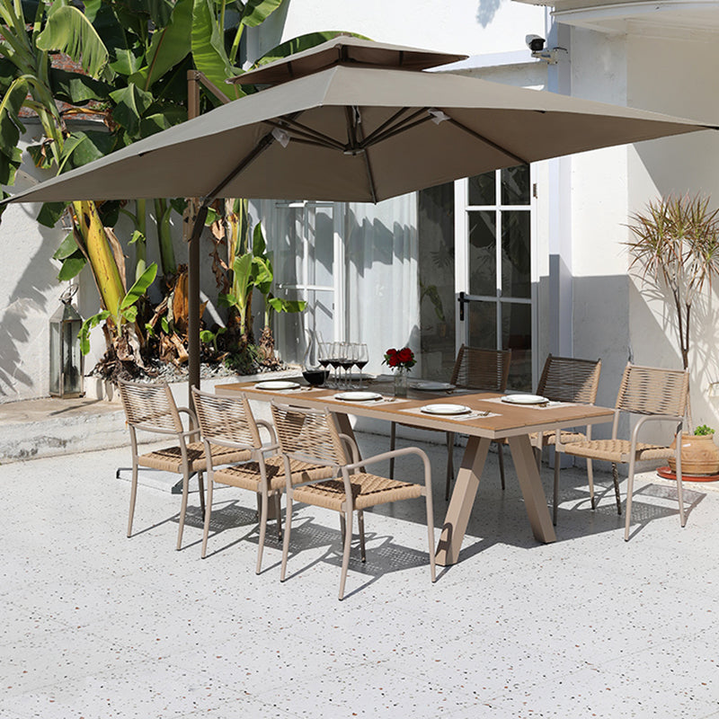 Aluminum Outdoor Chair Contemporary Arm Chair Outdoor Bistro Chair