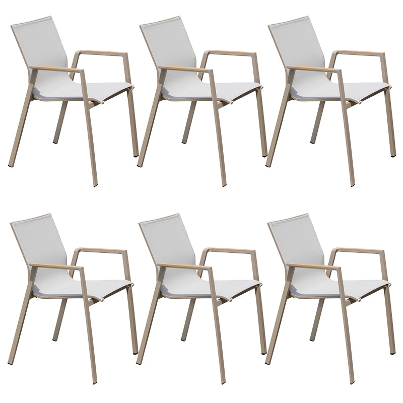 Aluminum Outdoor Chair Contemporary Arm Chair Outdoor Bistro Chair