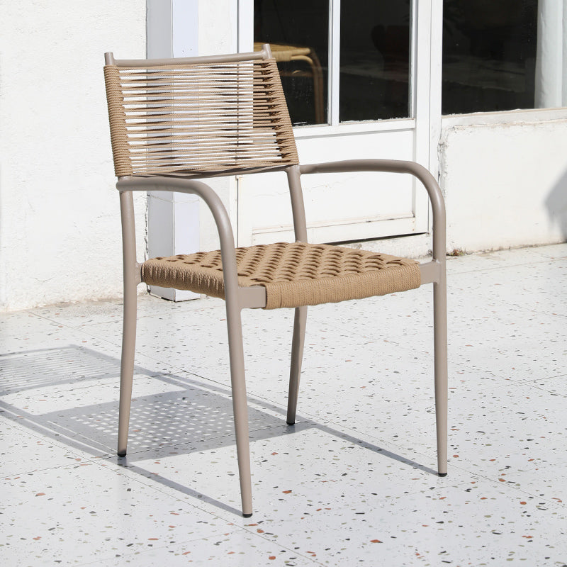 Aluminum Outdoor Chair Contemporary Arm Chair Outdoor Bistro Chair