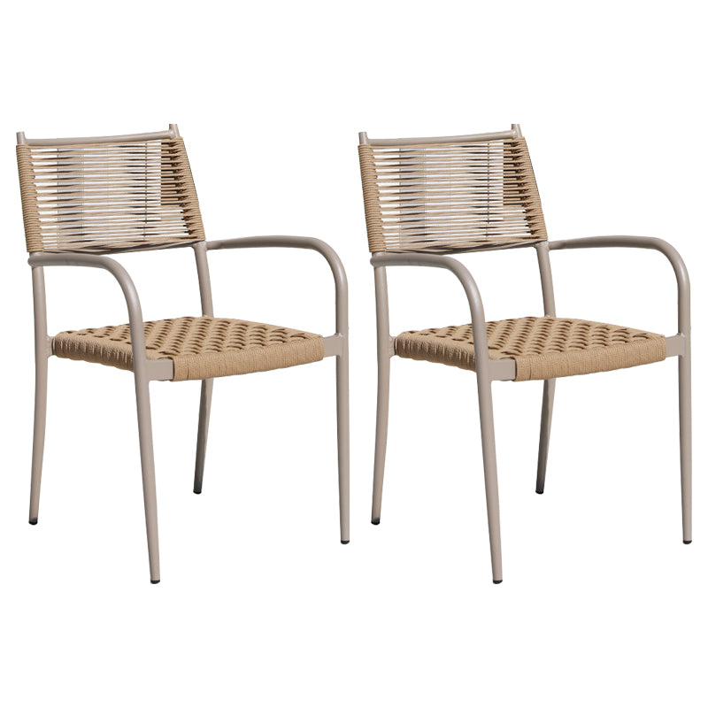 Aluminum Outdoor Chair Contemporary Arm Chair Outdoor Bistro Chair