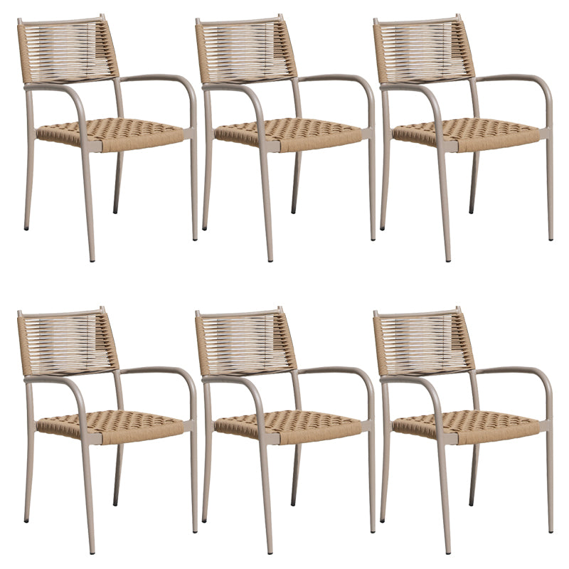 Aluminum Outdoor Chair Contemporary Arm Chair Outdoor Bistro Chair