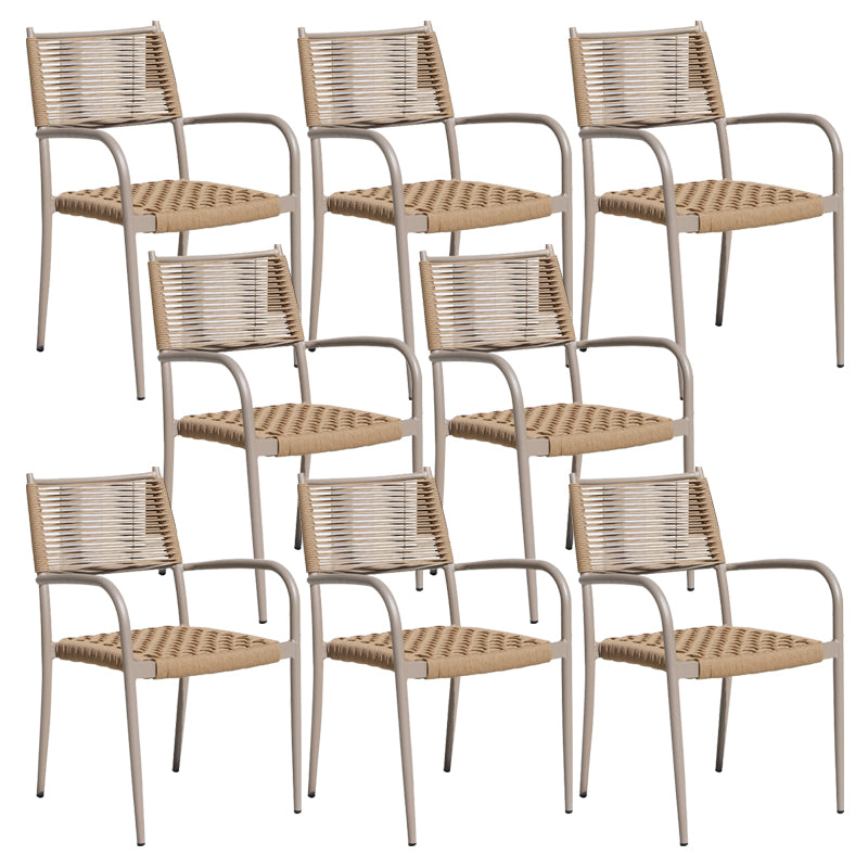 Aluminum Outdoor Chair Contemporary Arm Chair Outdoor Bistro Chair