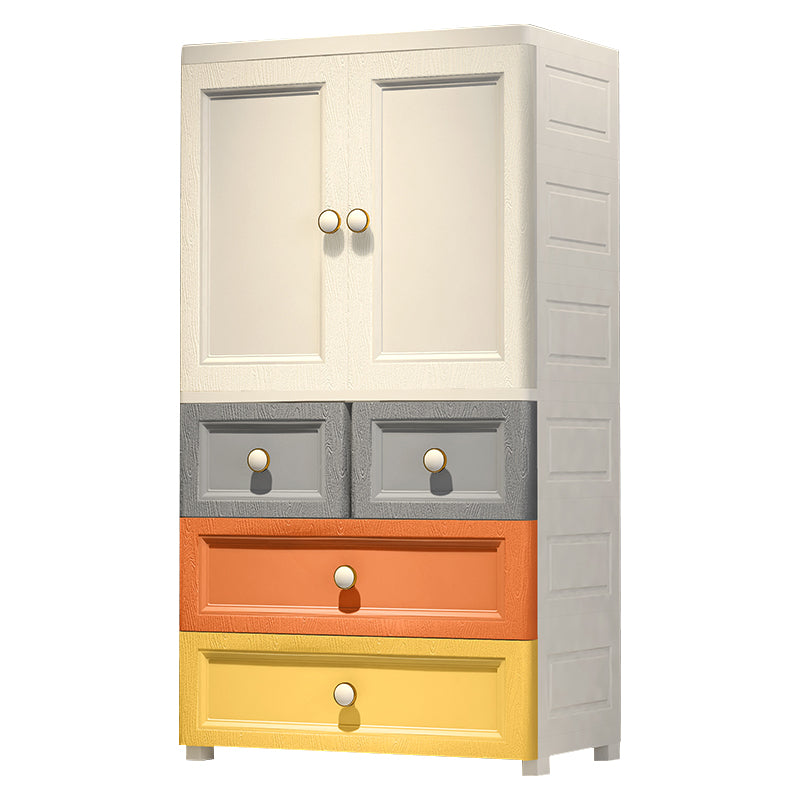 Contemporary Nursery Dresser Plastic Chest (Vertical) Dresser for Kids