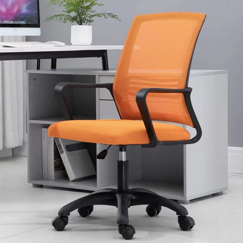 Modern Fixed Arms Conference Chair Mesh Back Desk Chair for Office