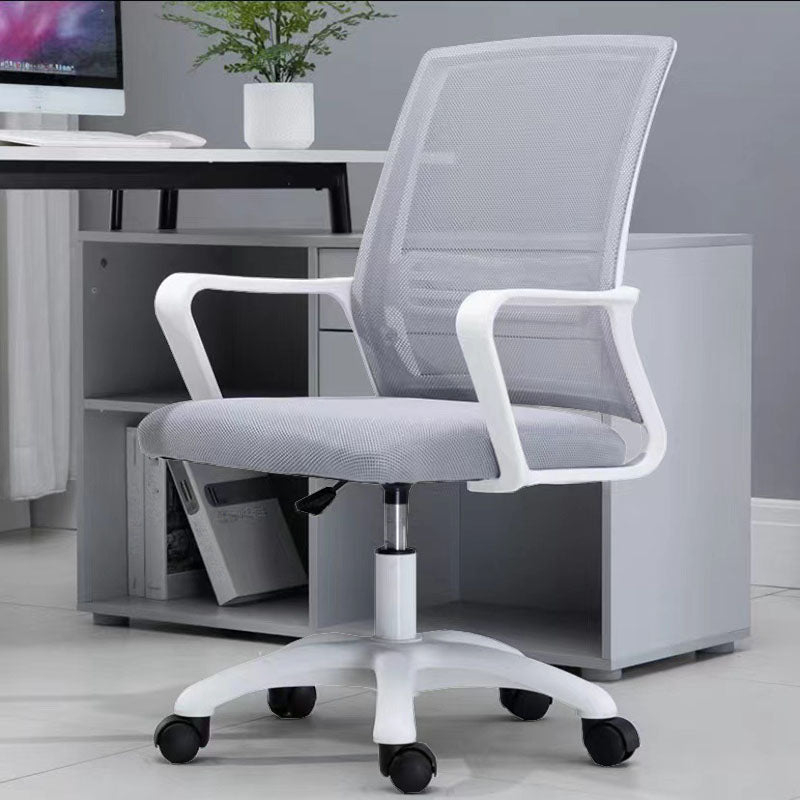 Modern Fixed Arms Conference Chair Mesh Back Desk Chair for Office