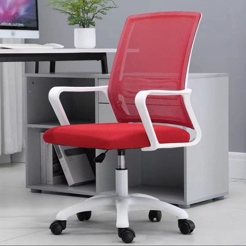 Modern Fixed Arms Conference Chair Mesh Back Desk Chair for Office