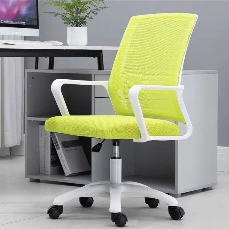 Modern Fixed Arms Conference Chair Mesh Back Desk Chair for Office