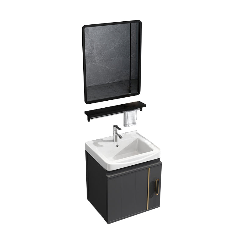 Modern Wall Mount Bathroom Vanity Set Faucet Included Bathroom Vanity