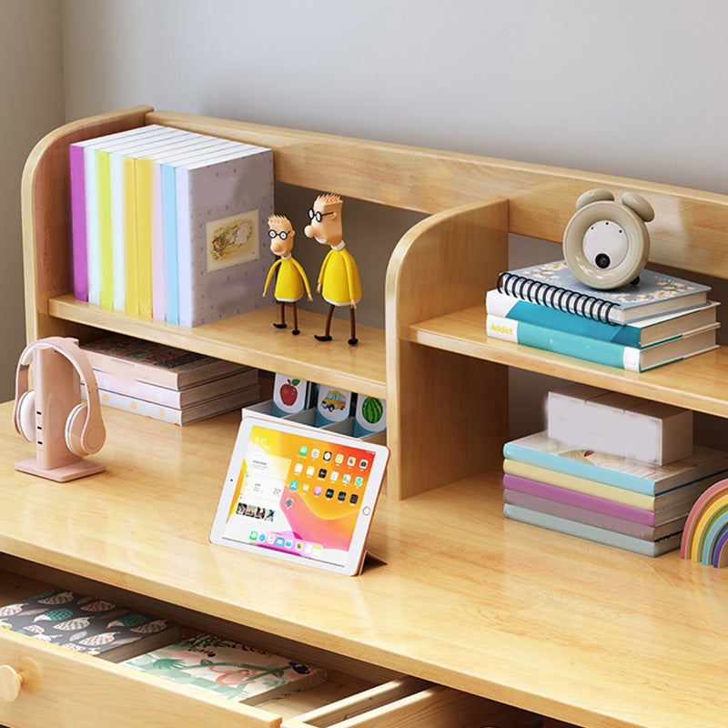 23.6" Width Kids Desk with Storage Drawer Solid Wood Child Desk Writing Desk