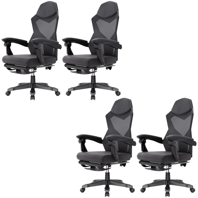 Modern Office Chair Adjustable Seat Height No Distressing Ergonomic Chair with Wheels