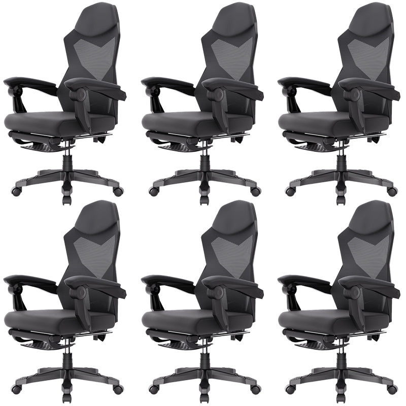 Modern Office Chair Adjustable Seat Height No Distressing Ergonomic Chair with Wheels