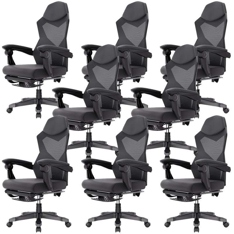 Modern Office Chair Adjustable Seat Height No Distressing Ergonomic Chair with Wheels