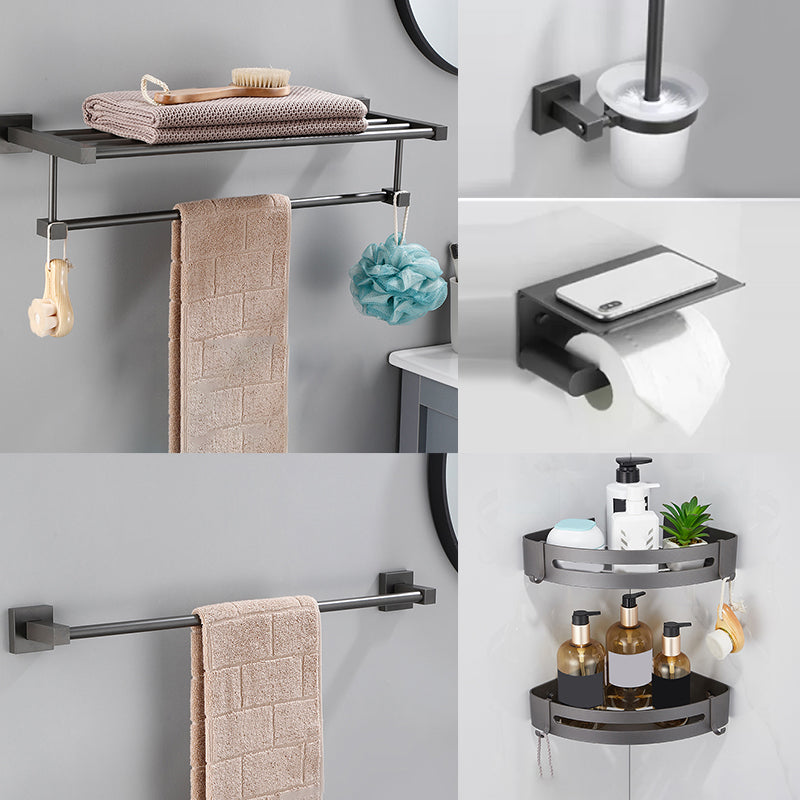 Contemporary Bathroom Accessory As Individual Or As a Set in Metal