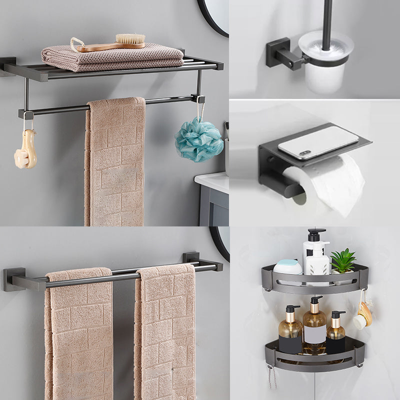 Contemporary Bathroom Accessory As Individual Or As a Set in Metal