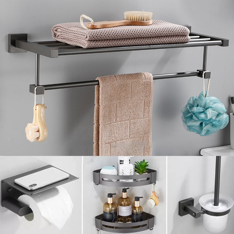 Contemporary Bathroom Accessory As Individual Or As a Set in Metal