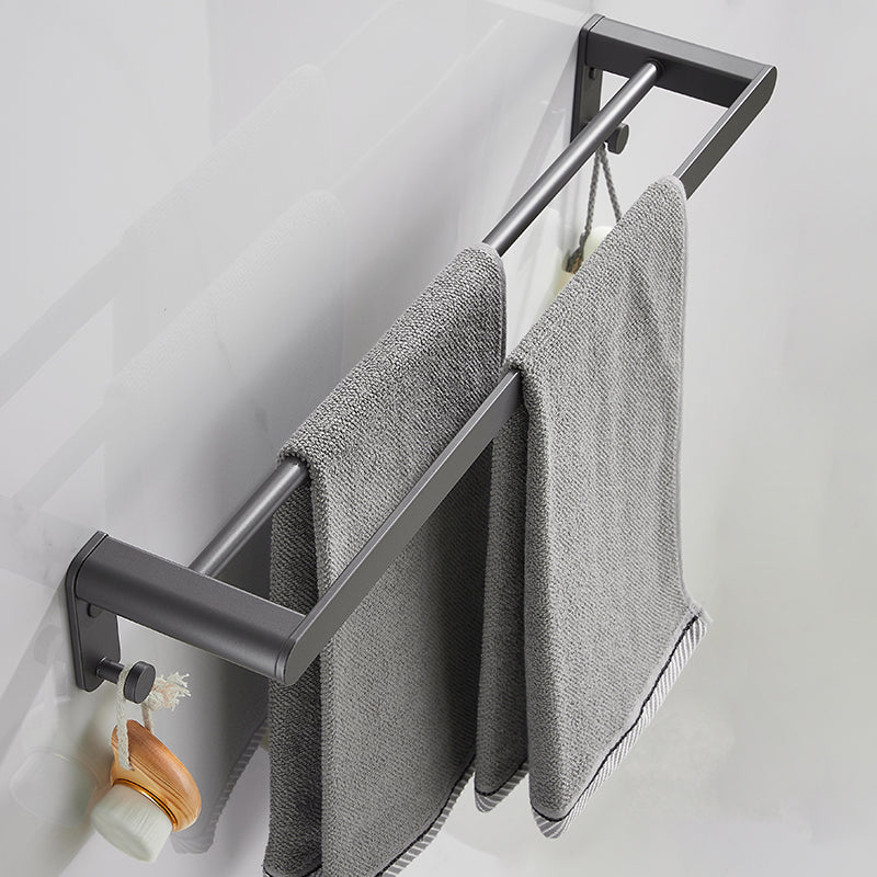 Modern Grey Bathroom Accessory As Individual Or As a Set in Metal