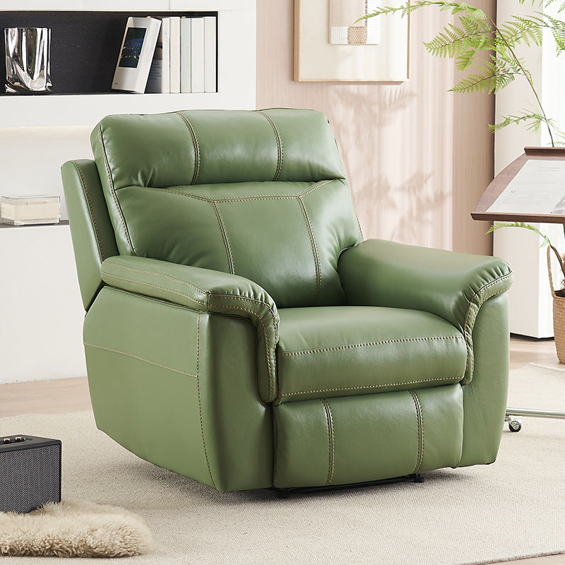 Contemporary Home Theater Recliner No Motion Manual-Push Botton Indoor