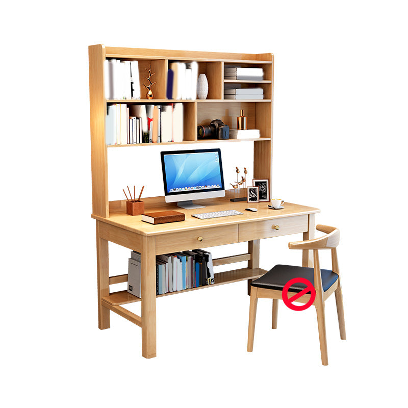 Writing Desk Kids Desk with Drawer Solid Wood Child Desk 23.6"W