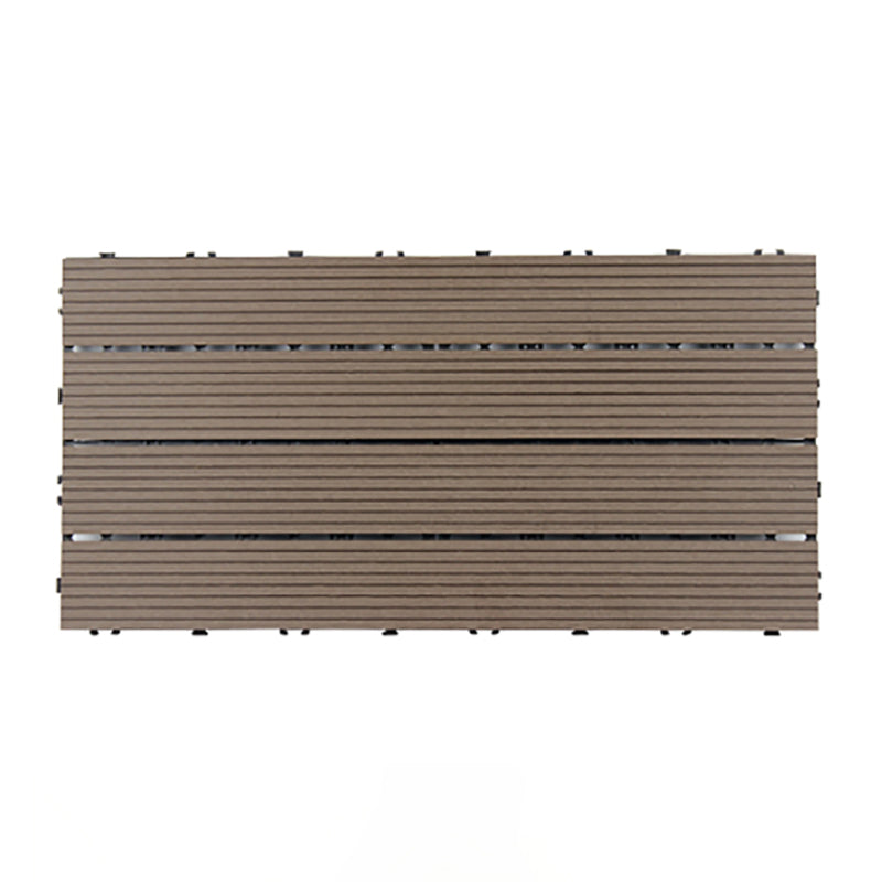 12" X 24" Deck/Patio Flooring Tiles 4-Slat Floor Board Tiles