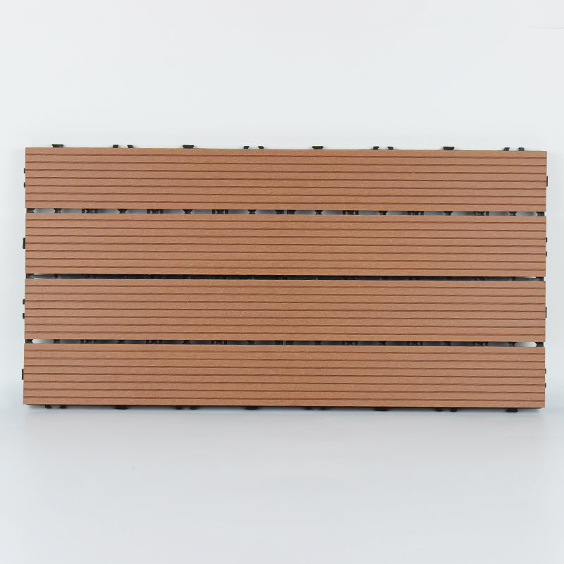 12" X 24" Deck/Patio Flooring Tiles 4-Slat Floor Board Tiles