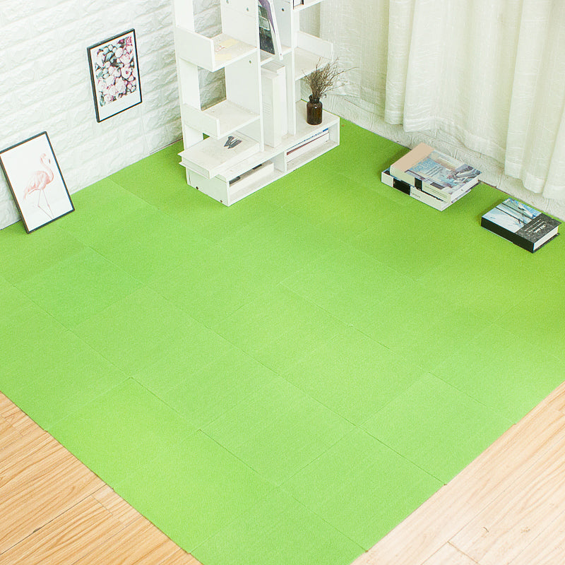 Modern Indoor Carpet Tiles Solid Color Stain Resistant Carpet Tiles