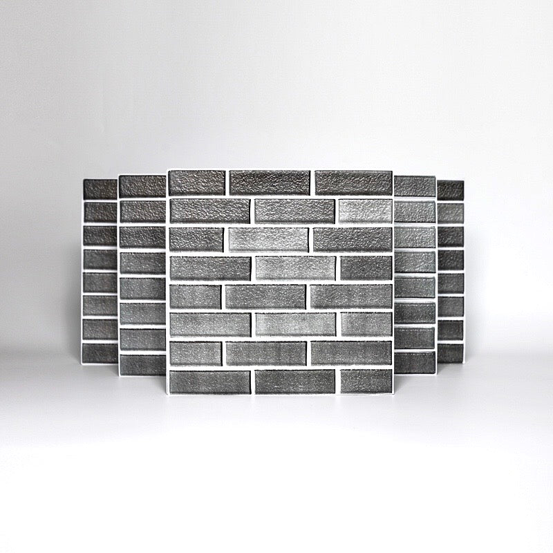 Modern Wall Panel Peel and Stick Brick Print Waterproof Wall Paneling