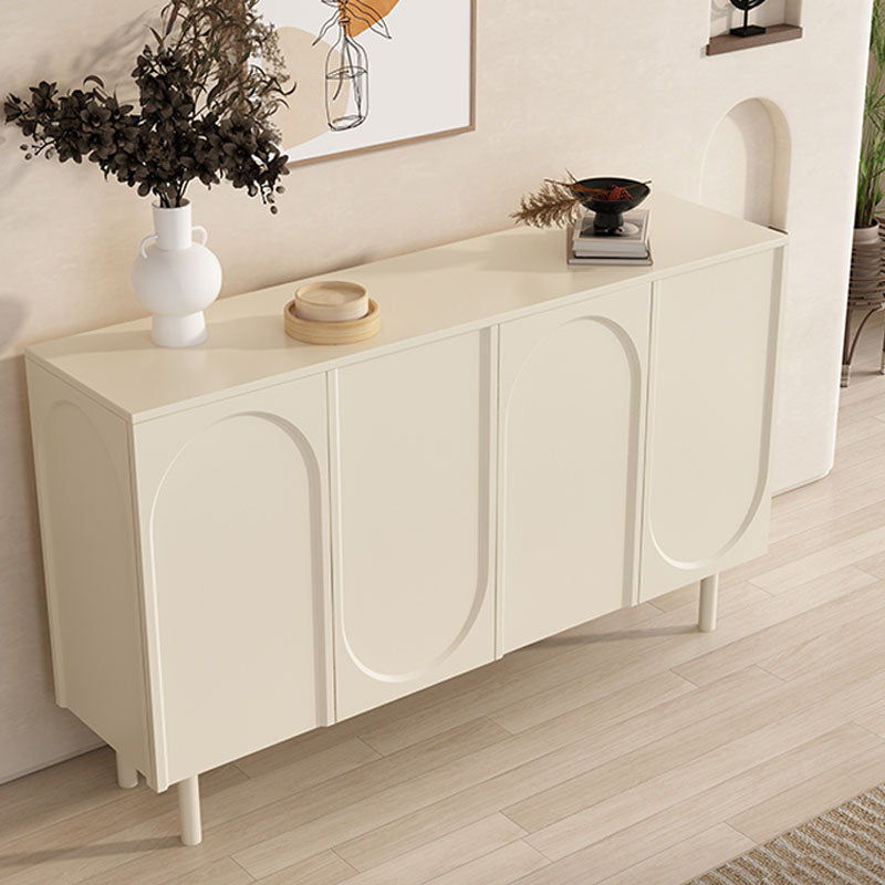 Engineered Wood Sideboard Cabinet White 35.4"H Dining Server for Dining Room