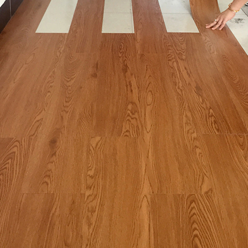 Rectangle PVC Flooring Smooth Peel and Stick Wood Look Vinyl Flooring