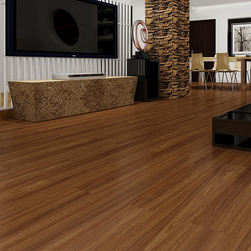 Rectangle PVC Flooring Smooth Peel and Stick Wood Look Vinyl Flooring