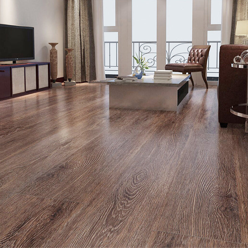 Rectangle PVC Flooring Smooth Peel and Stick Wood Look Vinyl Flooring