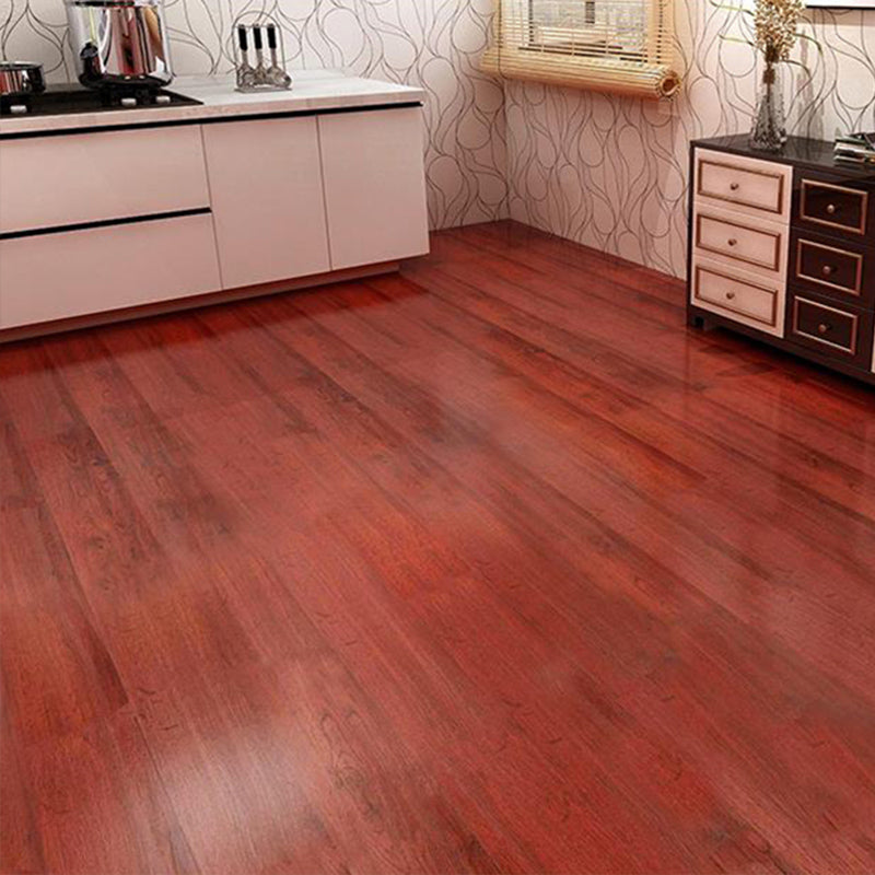 Rectangle PVC Flooring Smooth Peel and Stick Wood Look Vinyl Flooring