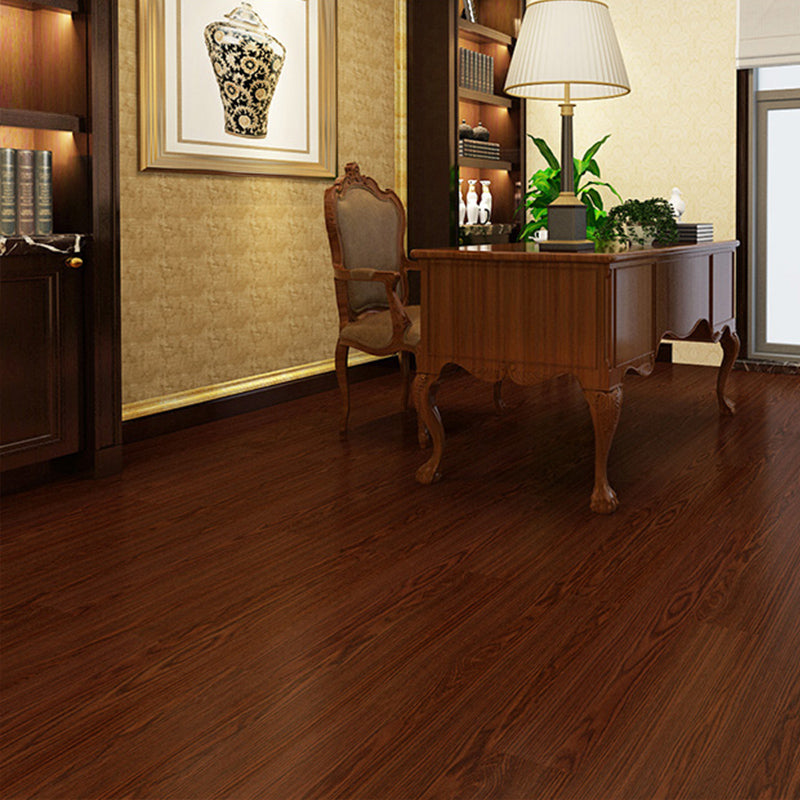 Rectangle PVC Flooring Smooth Peel and Stick Wood Look Vinyl Flooring