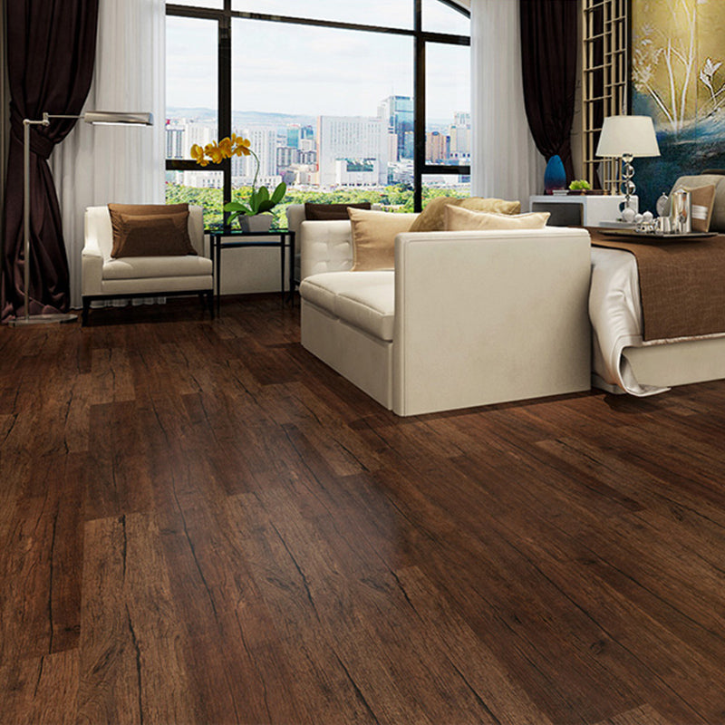 Rectangle PVC Flooring Smooth Peel and Stick Wood Look Vinyl Flooring