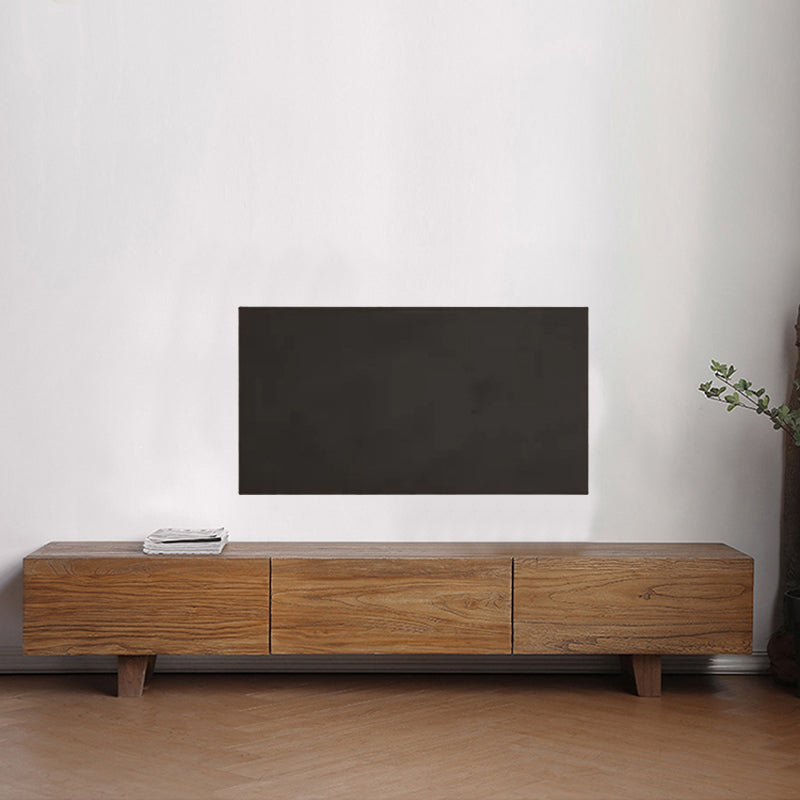 Wooden TV Media Stand Scandinavian TV Media Console with Drawers