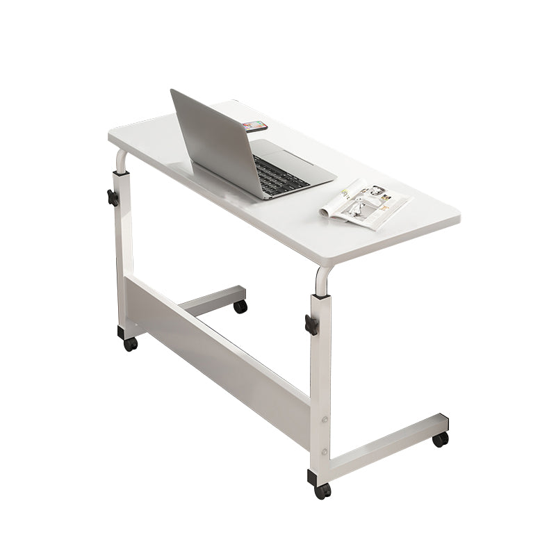 Modern Office Task Desk Rectangular Shape White/Brown/Black Writing Desk with Wheels