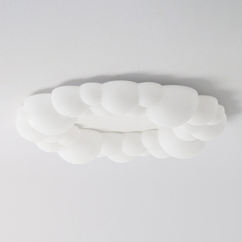 Circular Flush Mount Contemporary Acrylic Flush Ceiling Light Fixture