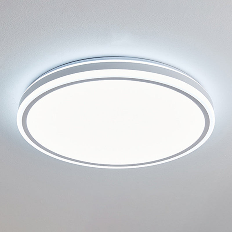 Circular Flush Mount Light Simplicity Metal Ceiling Light Fixture