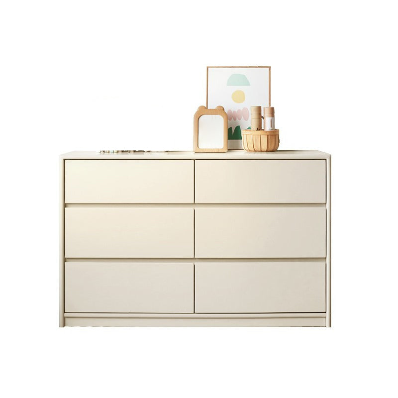 Solid Wood Nursery Dresser Horizontal Scandinavian Kids Nightstand