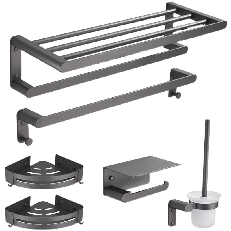 Contemporary Grey Bathroom Accessory As Individual Or As a Set