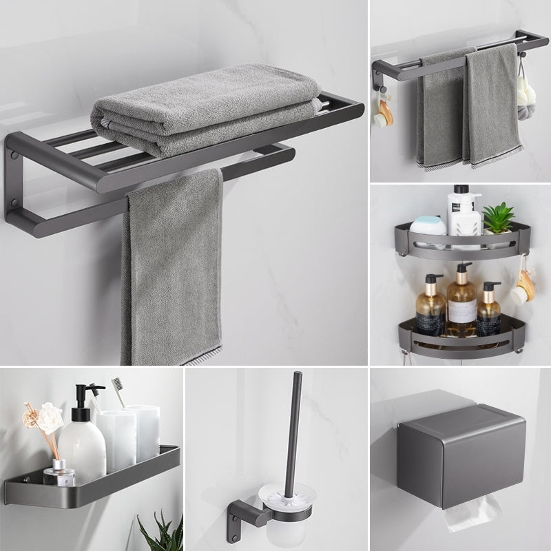 Contemporary Grey Bathroom Accessory As Individual Or As a Set