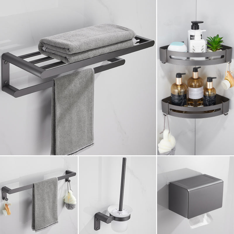 Contemporary Grey Bathroom Accessory As Individual Or As a Set