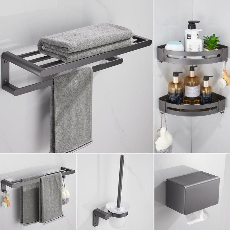 Contemporary Grey Bathroom Accessory As Individual Or As a Set