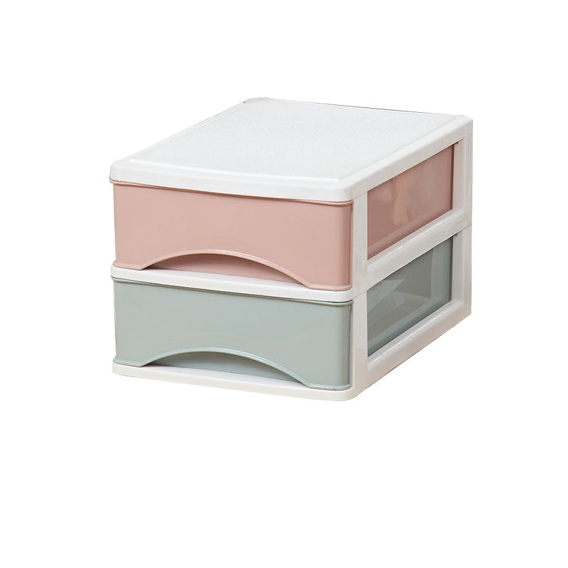 Filing Cabinet Plastic Lateral Color Panel File Cabinet with Drawers for Home Office