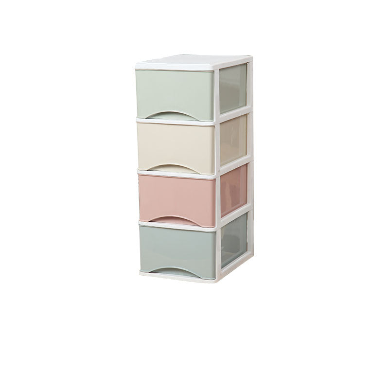 Filing Cabinet Plastic Lateral Color Panel File Cabinet with Drawers for Home Office