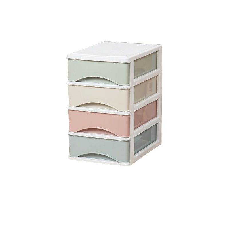 Filing Cabinet Plastic Lateral Color Panel File Cabinet with Drawers for Home Office