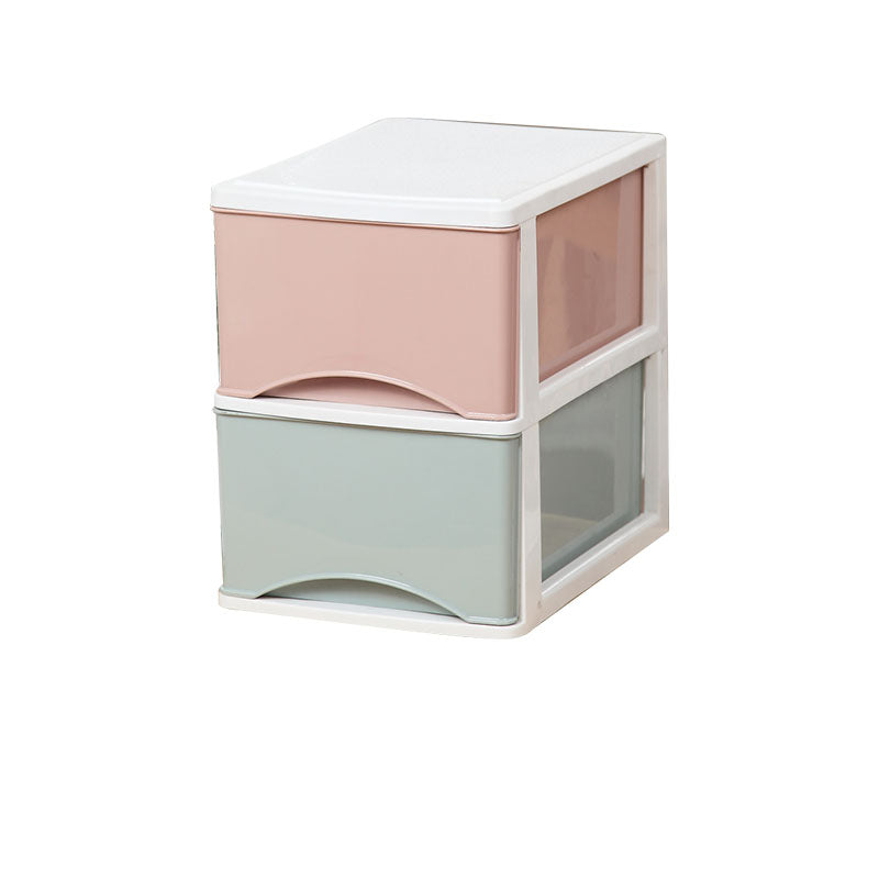 Filing Cabinet Plastic Lateral Color Panel File Cabinet with Drawers for Home Office